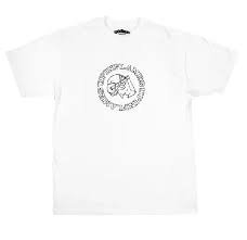 Up In Flames Logo T-Shirt White
