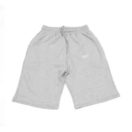 Up In Flames Reverse Stitch Shorts Grey